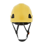 SureWerx™ Yellow Jackson Safety® CH-300 HDPE Non-Vented Climbing Helmet With Ratchet/6 Point Easy Dial Ratchet Suspension