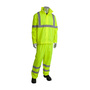 Protective Industrial Products Large/X-Large Hi-Viz Yellow Viz™ Polyester Rain Suit