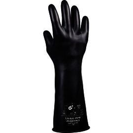 SHOWA® Size 11 Black 25 mil Butyl Chemical Resistant Gloves