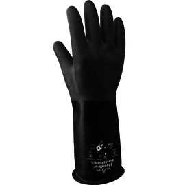 SHOWA® Size 11 Black 28 mil Butyl Chemical Resistant Gloves