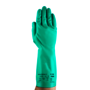 Ansell Size 10 Green AlphaTec® Solvex® Unsupported Nitrile Chemical Resistant Gloves