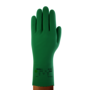 Ansell Size 7 Green AlphaTec® Flock Lined Unsupported Natural Rubber Latex And Neoprene Blend Chemical Resistant Gloves