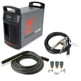Hypertherm® 200-600 V Powermax105 SYNC™ Plasma Cutter With CSA, CPC port, 180 degree machine torch, and 25' lead