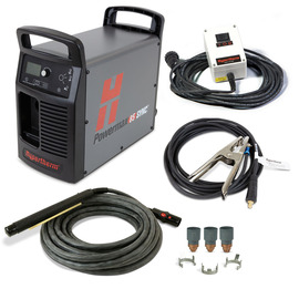 Hypertherm® 200-600 V Powermax85 SYNC™ Plasma Cutter With CSA, CPC port, 180 degree machine torch, and 25' lead, remote