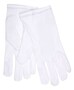 Memphis Glove Large White Medium Weight Stretch Nylon Reversible Inspection Gloves With Hemmed Cuff