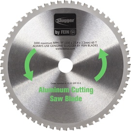 Fein Slugger 9" Aluminum Metal Cutting Saw Blade  60 Teeth