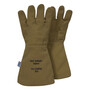 National Safety Apparel® ArcGuard® 14" Caramel 7 Ounce Multilayer DuPont™ Nomex® and Kevlar® Heat Resistant Gloves With Nomex® Felt Lining And Straight Thumb
