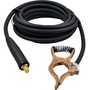 RADNOR® 1/0 Black Flex-A-Prene® Welding Cable 25' Shrink Wrap