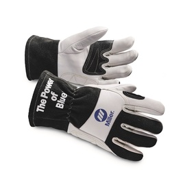 Miller® Medium 11 1/2" Cowhide Fleece Back Lined Welders Gloves With Wing Thumb