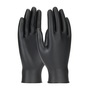 Protective Industrial Products Medium Black Grippaz™ Skins 6 mil Nitrile Extended Use Gloves