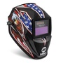 Miller® Liberty™ Red/Black/Blue Welding Helmet With 5.2 Square Inch Variable Shade 8-13 Auto Darkening Lens