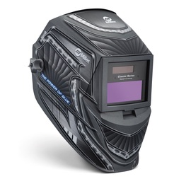 Miller® Metal Matrix™ Black/Grey Welding Helmet With 5.2 Square Inch Variable Shades 3, 8 - 12 Auto Darkening Lens