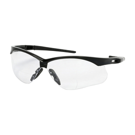Protective Industrial Products Anser™ Semi-Rimless Black Safety Glasses With Clear Bouton Optical FogLess 3Sixty Lens