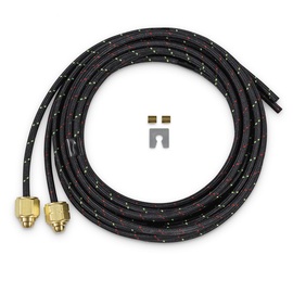 Miller® 1/8" X 10' Black EPDM Rubber Twin Hose With BB Hose Fittings