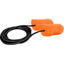 RADNOR™ T-Shape Polyurethane Foam Single-Use Corded Earplugs (100 per Box)