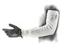 Ansell 18” Length/Narrow Grey HyFlex® INTERCEPT™ Technology Industrial Cut Resistant Sleeves