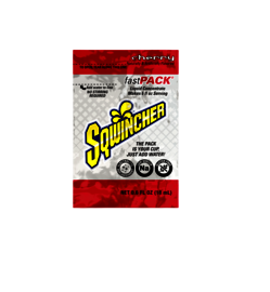 Sqwincher® .6 Ounce Cherry Flavor Fast Pack® Liquid Concentrate Package Electrolyte Drink (50 per Box)
