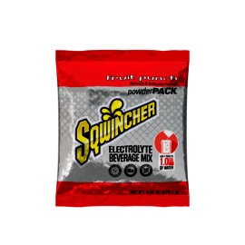 Sqwincher® 9.53 Ounce Fruit Punch Flavor Powder Concentrate Package Electrolyte Drink (20 per Box)