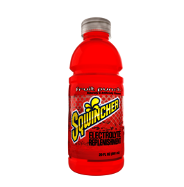 Sqwincher® 20 Ounce Fruit Punch Flavor Ready to Drink Bottle Electrolyte Drink (24 per Case)
