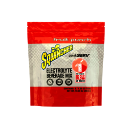 Sqwincher® 1.26 Ounce Fruit Punch Flavor Qwik Serv® Packet Electrolyte Drink