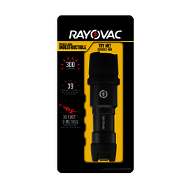 RAYOVAC® Virtually Indestructible Flashlight