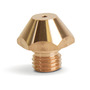 RADNOR™ 1.0 mm Copper High Density Nozzle For Trumpf® CO2 Laser/Trumpf® Fiber Laser Torch