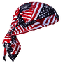 Ergodyne Red, White And Blue Chill-Its® 6710 Cotton/Polymer Hat