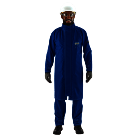 Ansell 3X Blue AlphaTec® Breathable FR Chemical Protective Clothing With Stitched/Taped Seam