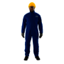 Ansell 2X Blue AlphaTec® Breathable FR Chemical Protective Clothing With Stitched/Taped Seam