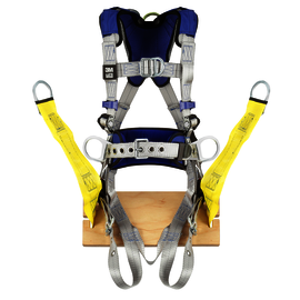 3M™ DBI-SALA® ExoFit™ X100 2X Comfort Construction Oil & Gas Climbing/Positioning/Suspension Safety Harness