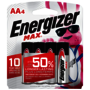 Energizer® Max® 1.5 Volt AA Batteries (4 Per Package)