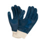 Ansell Size 10 ActivArmr® Blue Nitrile Fully Coated Work Gloves With Cotton Jersey Liner And Knitwrist Cuff