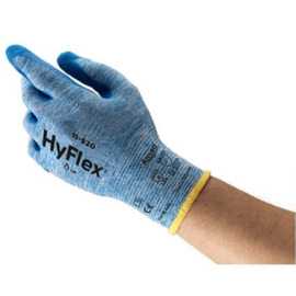 Ansell Size 11 HyFlex® Nitrile Coated Work Gloves With Nylon Liner And Knit Wrist