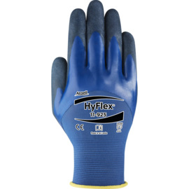 Ansell Size 6 HyFlex® Nitrile 3/4 Dip Coated Work Gloves With Nylon And Spandex Liner And Knit Wrist