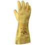 SHOWA™ Size 11 Heavy Duty Natural Rubber Full Hand Coated Work Gloves With Cotton Liner And Gauntlet Cuff