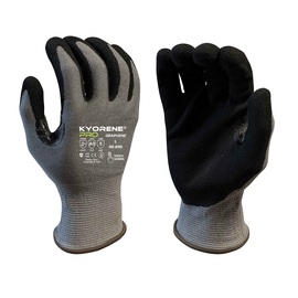Armor Guys Large Kyorene® Pro Nitrile Palm Coated Work Gloves With Liner And Knit Wrist Cuff