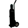 Saf-T-Cart Cylinder Cart With Semi-Pneumatic/Plastic Wheels And Straight Handle