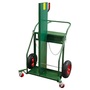 Anthony Welded Products 2 Cylinder Cart With 16” X 4” Pneumatic Wheels And Continuous Handle
