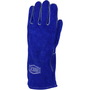 Protective Industrial Products Large 14" Blue Split Cowhide Cotton Foam Lined Welders Gloves