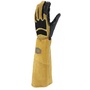 Protective Industrial Products Large 20" Brown Top Grain Goatskin Cotton/Foam Lined Welders and Foundry Glove