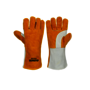 RADNOR™ Large 14" Brown And Gray Premium Side Split Cowhide Cotton/Foam Lined Stick Welders Gloves