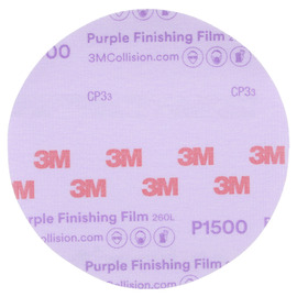 3M™ 6" P1500 Grit Hookit™ Aluminum Oxide Film Disc