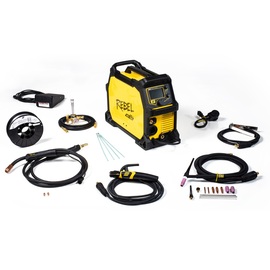 ESAB® Rebel™ EMP 205ic Single Phase CC/CV Multi-Process Welder With 120 - 230 Input Voltage, sMIG Technology And Accessory Package