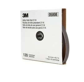3M™ 1.0" X 50.0' 120 Grit Aluminum Oxide Utility Roll