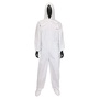 PIP® Large White Posi-wear® BA™ Polypropylene Disposable Coveralls