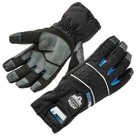 Ergodyne Medium Black ProFlex® 819WP Extreme Thermal Waterproof Synthetic Leather Dual-Zone 3M™ Thinsulate™ Lined Cold Weather Gloves