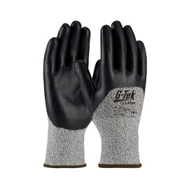 PIP® Size Small PolyKor 13 Gauge High Performance Polyethylene Seamless Knit Cut Resistant Gloves With Nitrile Coated Palm, Fingers & Knuckles