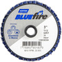 Norton® BlueFire 3" X Type II P36 Grit Type 27 Flap Disc