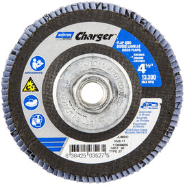 Norton® Charger 4 1/2" X 5/8" - 11 P40 Grit Type 27 Flap Disc