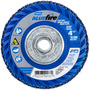 Norton® BlueFire 4 1/2" X 5/8" - 11 P40 Grit Type 27 Flap Disc